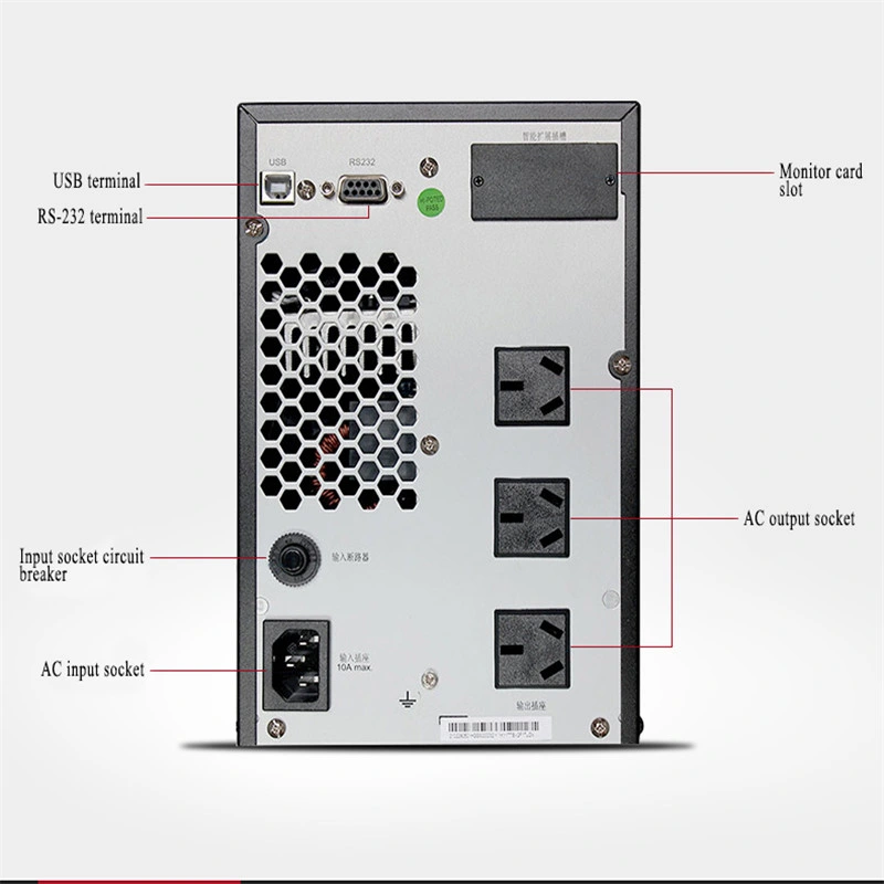 Hw Online Double Conversion Tower Mounted UPS 2000-a Series (1-3kVA)