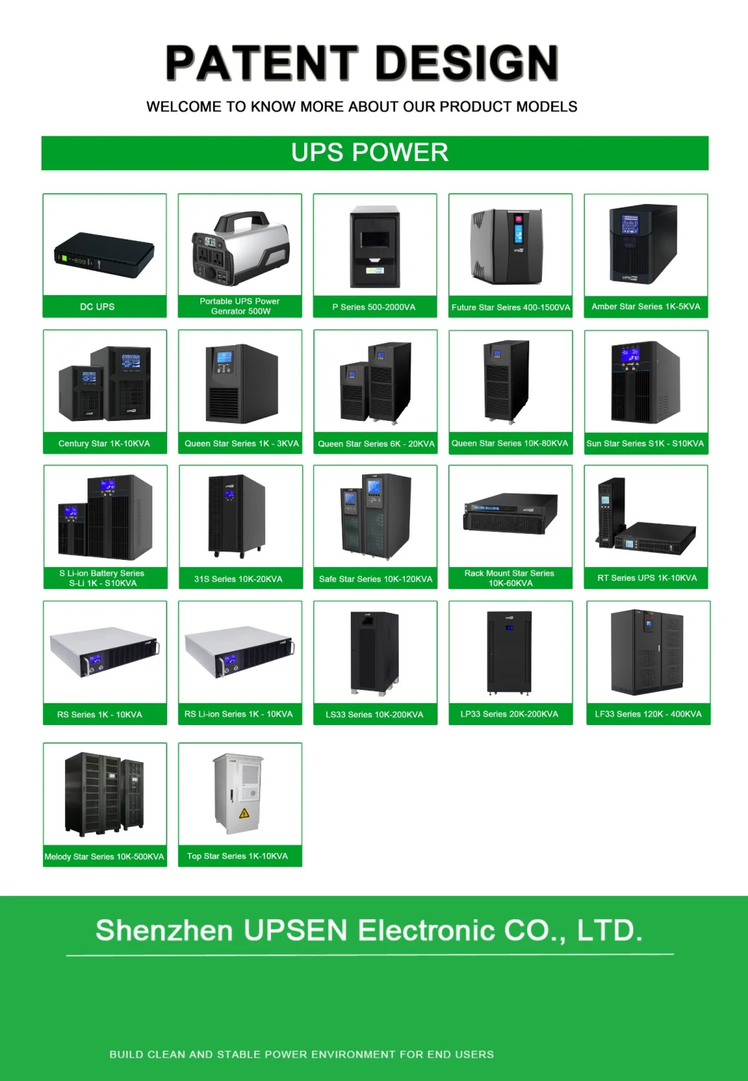 Fast Production Cycle Rack Mounted Online UPS 10K-60kVA for Computer Room