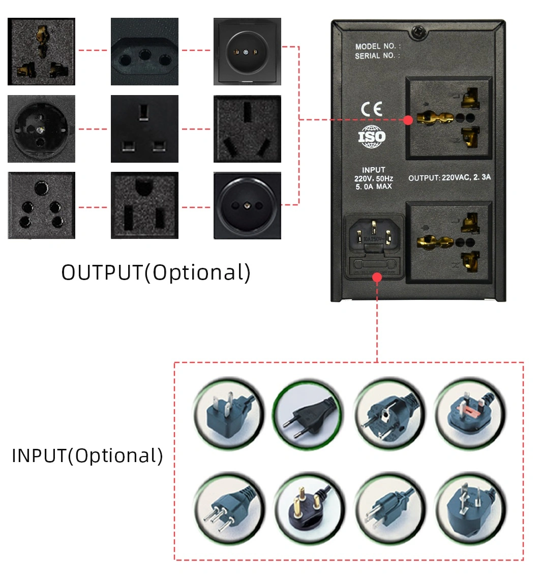 Online UPS Automatic Stabilized Power Supply UPS Uninterruptible Power Supply 2kVA Computer Server Emergency Backup 1500va Power Supply