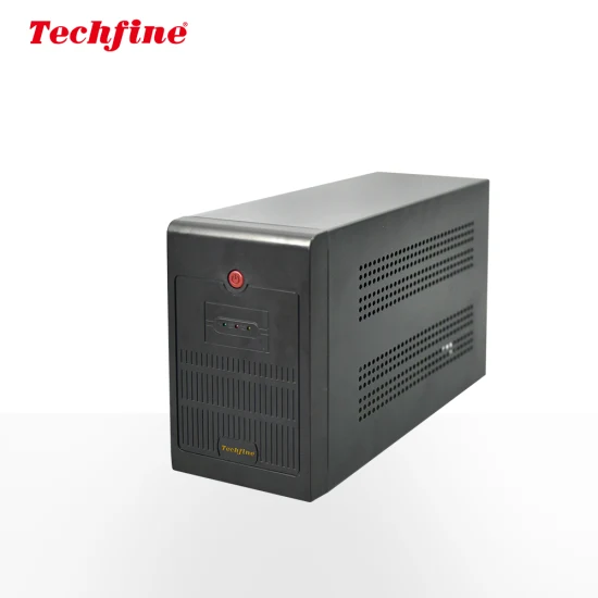 Techfine reine Sinuswellen-USV 650 V, 800 V, 1,2 kVA, 1,5 kVA, 2 kVA, 1,2 kW, 1 kW, Off-Line-USV mit LCD/Batterie im Inneren, Stromversorgung USV